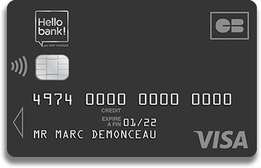 Carte de Crédit Hello Bank!