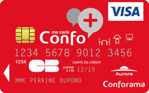 Carte de Crédit Confo+ Cpay