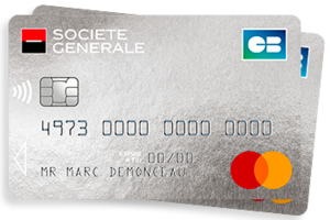 carte de crédit Société Générale CB Mastercard