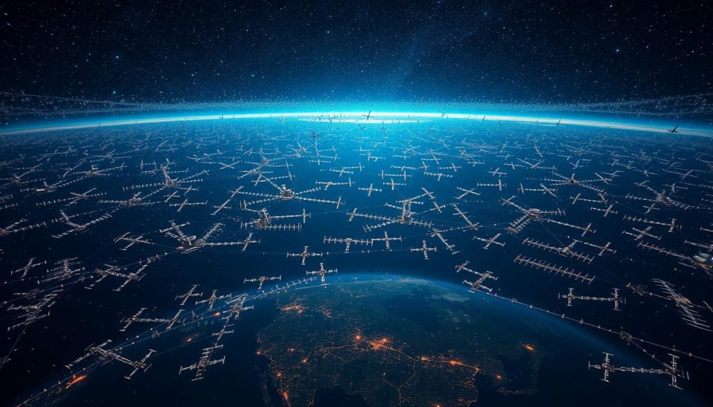 Mégaconstellations de satellites