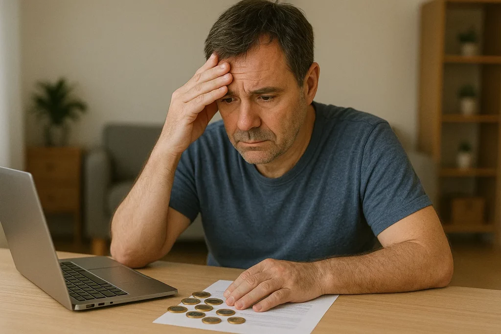Homem que perdeu o prazo para regastar Dinheiro Esquecido