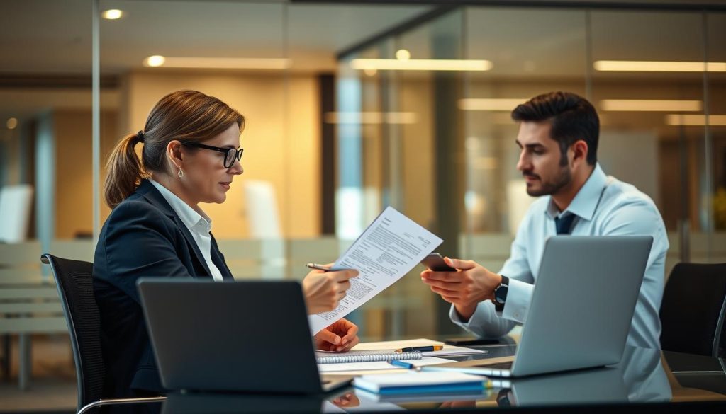Processo de solicitação empresa de cartões empresariais