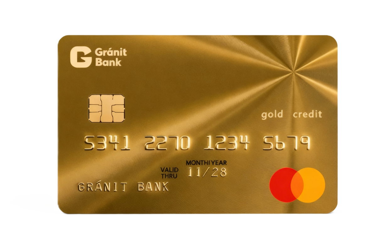 granit bank gold mastercard hitelkartya
