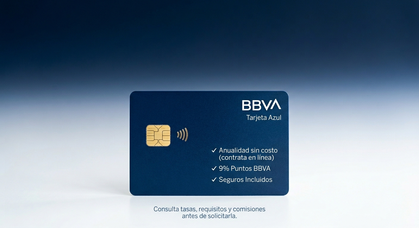 Tarjeta de Crédito Azul BBVA: Beneficios, Requisitos y Costos